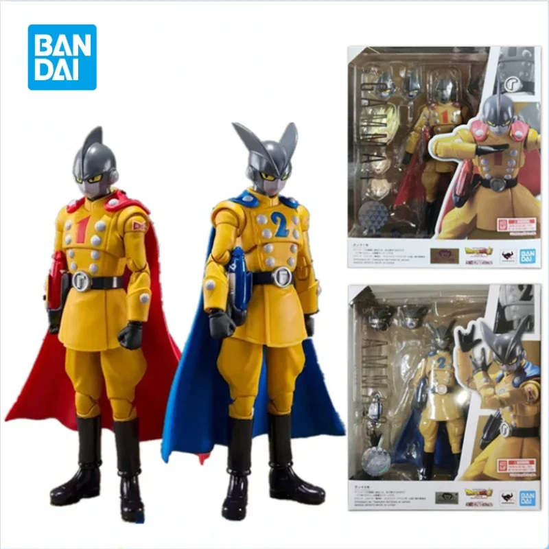 V Stock Bandai Original SHF Dragon Ball Super Gamma 1 2 Son Gohan Super Hero Anime Action Action Collection Collection