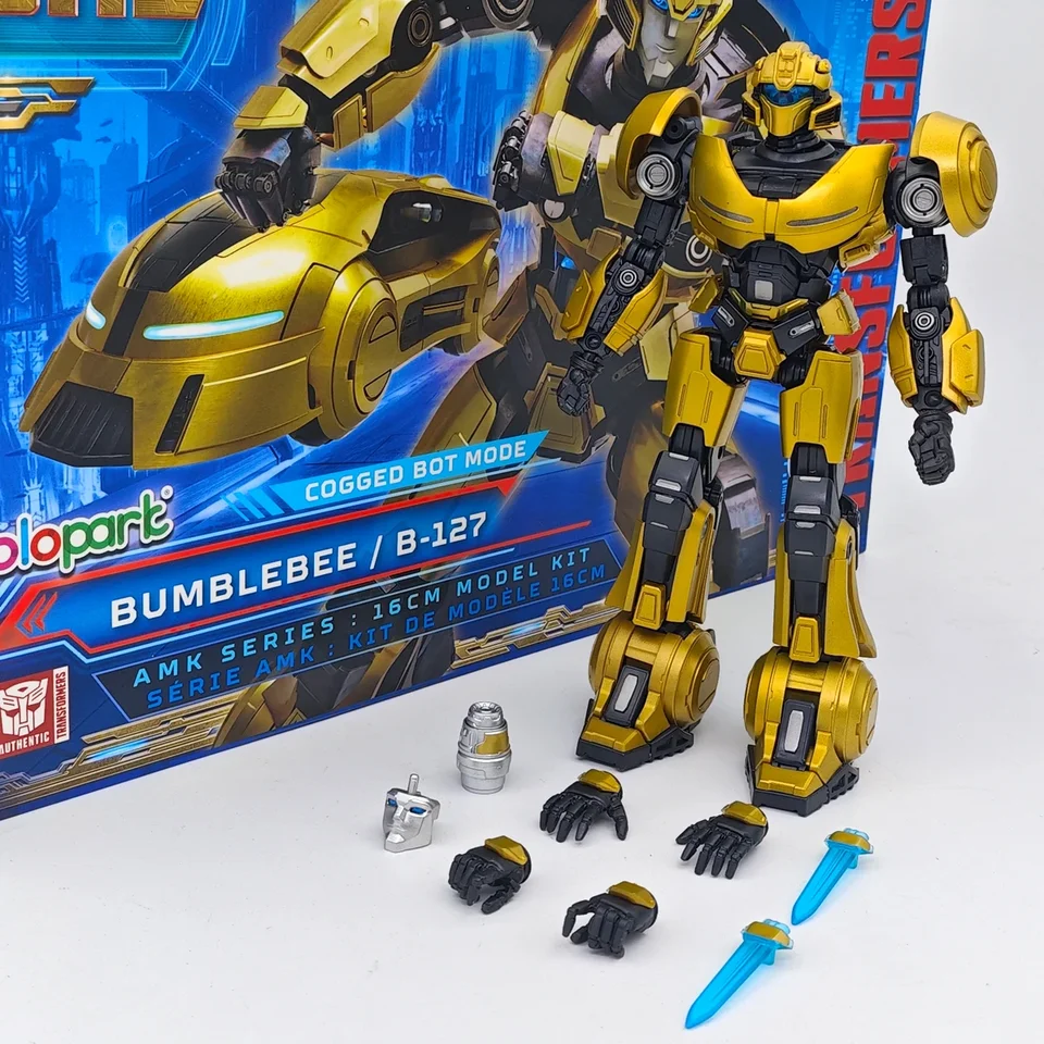 V Stock Bee B-127 Cogged Bot Mode 16cm Transformátory One Hračky Model Kit Transformers Action Figures Robot Toys Boy Darček Anime Darček