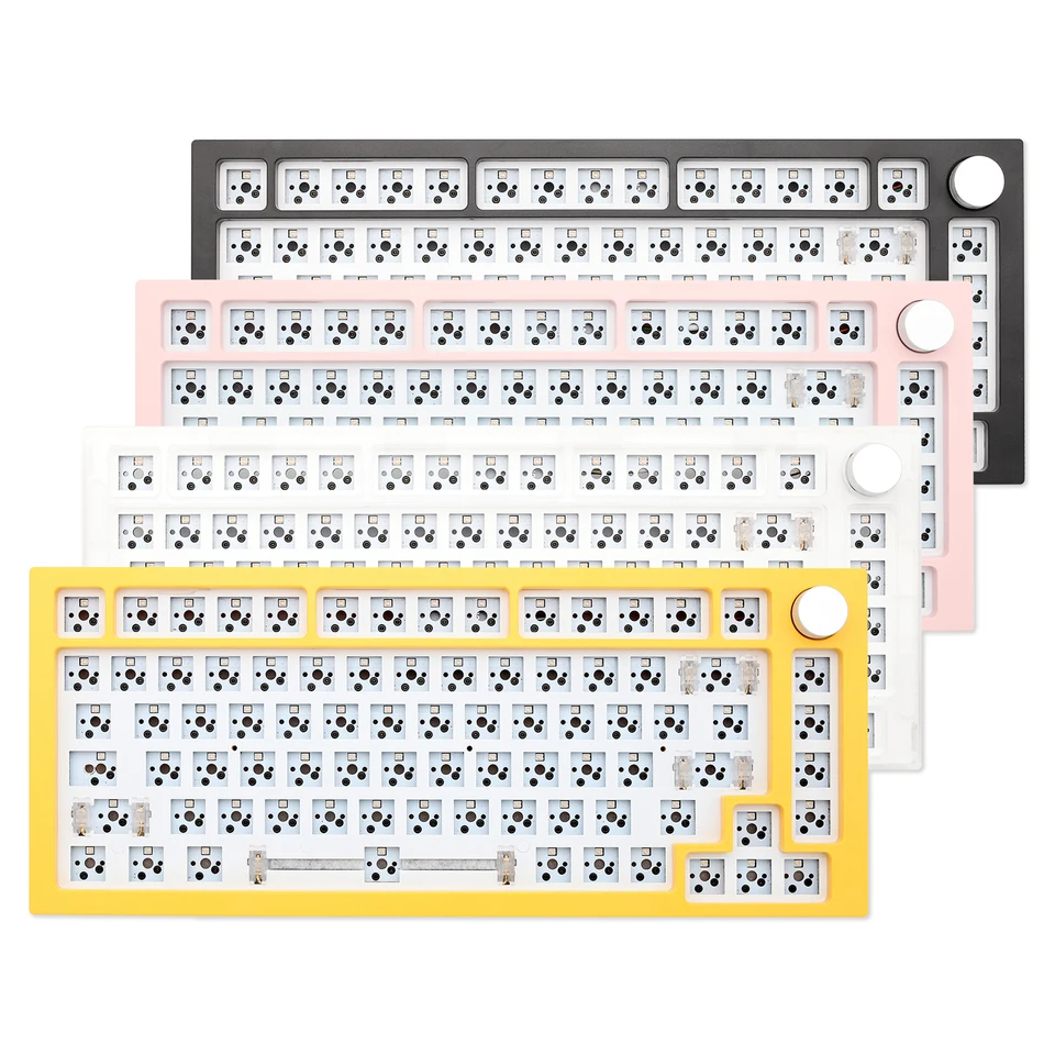 V súčasnosti X75 75% tesnenia Mechanická klávesnica súprava PCB Hot Swapble Swapble Lighting Effects Effects RGB Switch Typ C Typ C Nabudúce 75