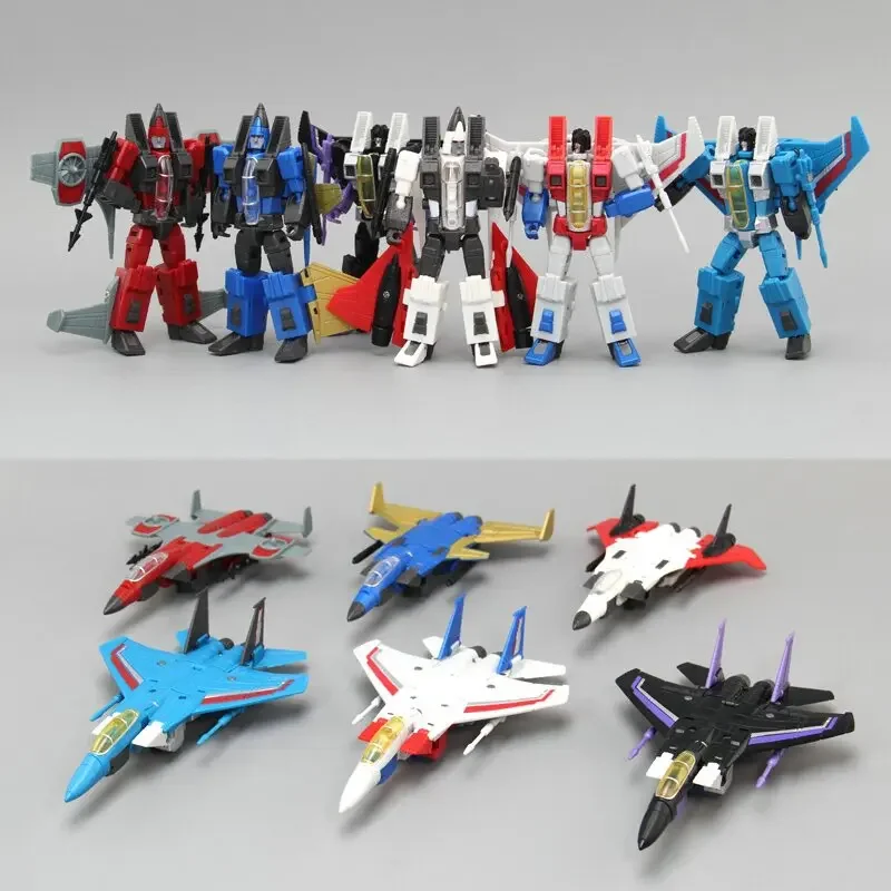 V zásobnej transformácii vreckovej hračky PT-F15 F15 Starscream Thunder KO MP Malé akčné figuríny Action Model Transformers Collection Zbierka