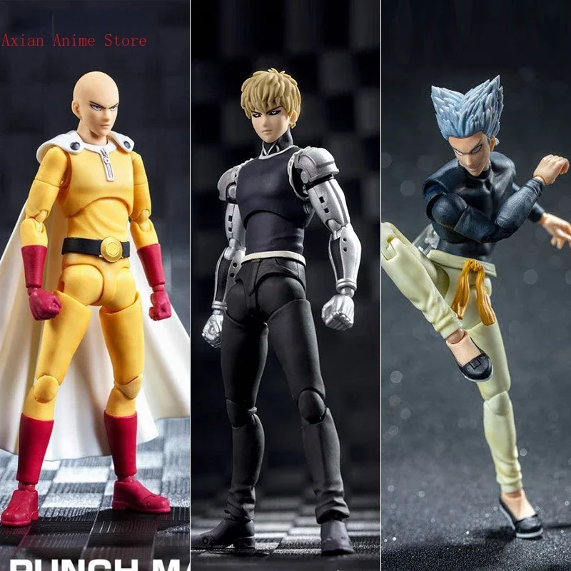 V zásobách Anime-Land Dasin/Great Hračky/GT One Punch Man Saitama Genos Garou 1/12 14cm/5,5 palca SHF/SHF PVC Action Figuel Model Model
