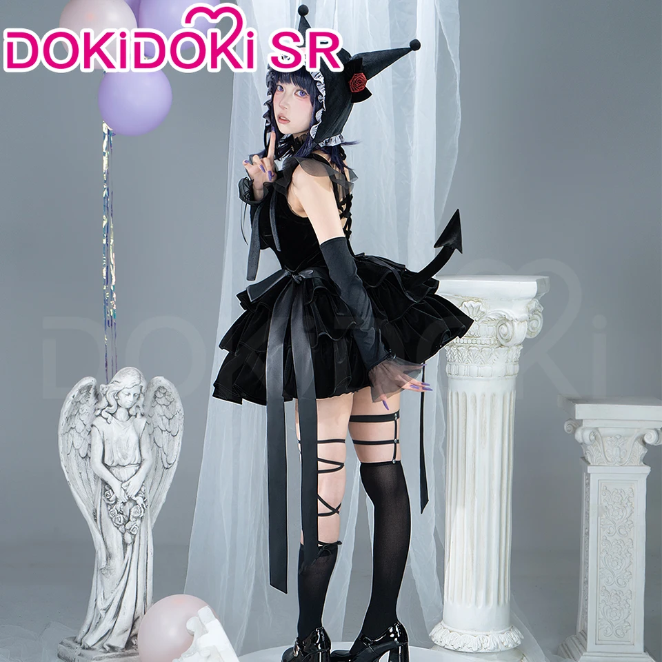 V zásobách Kitagawaa Marinn Cosplay kostým anime cosplay 【S-3xl】 dokidoki-sr ženy halloween lolita šaty kuroee shizukuu plus veľkosť