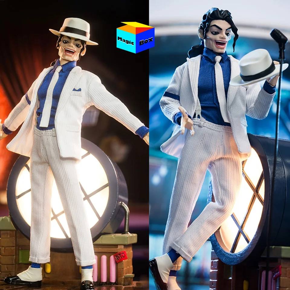 V zásobách NiceToys NT2203 1/12 Stupnica Kráľ Pop slávny americký spevák tanečník plný set 6 -palcov