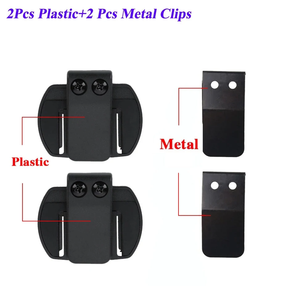 V6 Clips Metal Držiak pre EJEAS V6 PRO V4 PLUS MOTORYCLE BT Bluetooth Interphone Headset Helme Intercom V6 Príslušenstvo