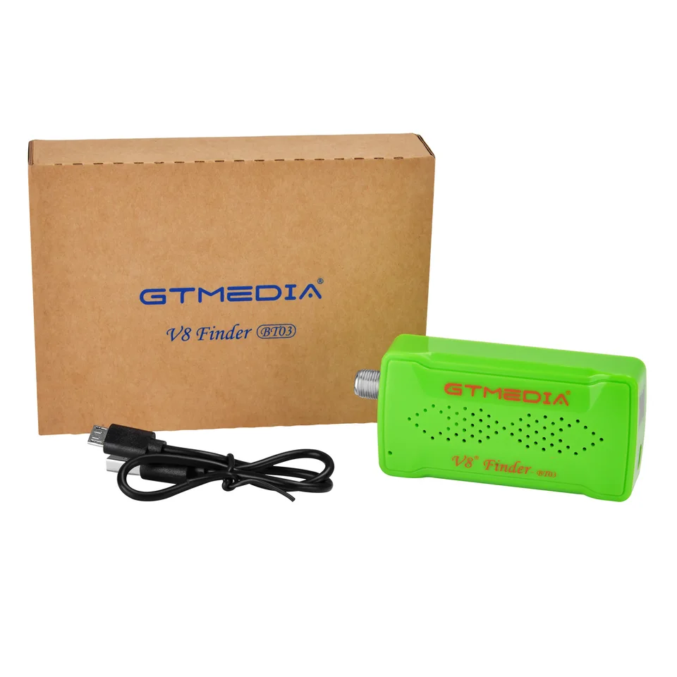 V8 Finder BT03 MINI DVB-S/S2 Satellite TV prijímač V8 SAT Detector Support Android iOS Satellite TV glukomer