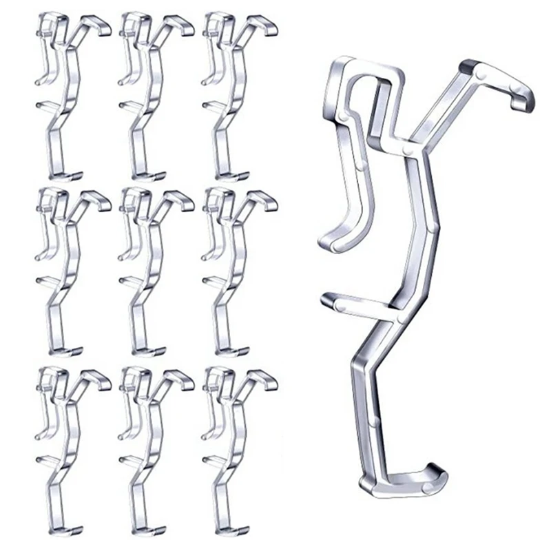 Valance Clips Clear Plast držiaka držiaka držiaka pre slepé valice, horizontálne diely s fauxom a drevenými žalúziami