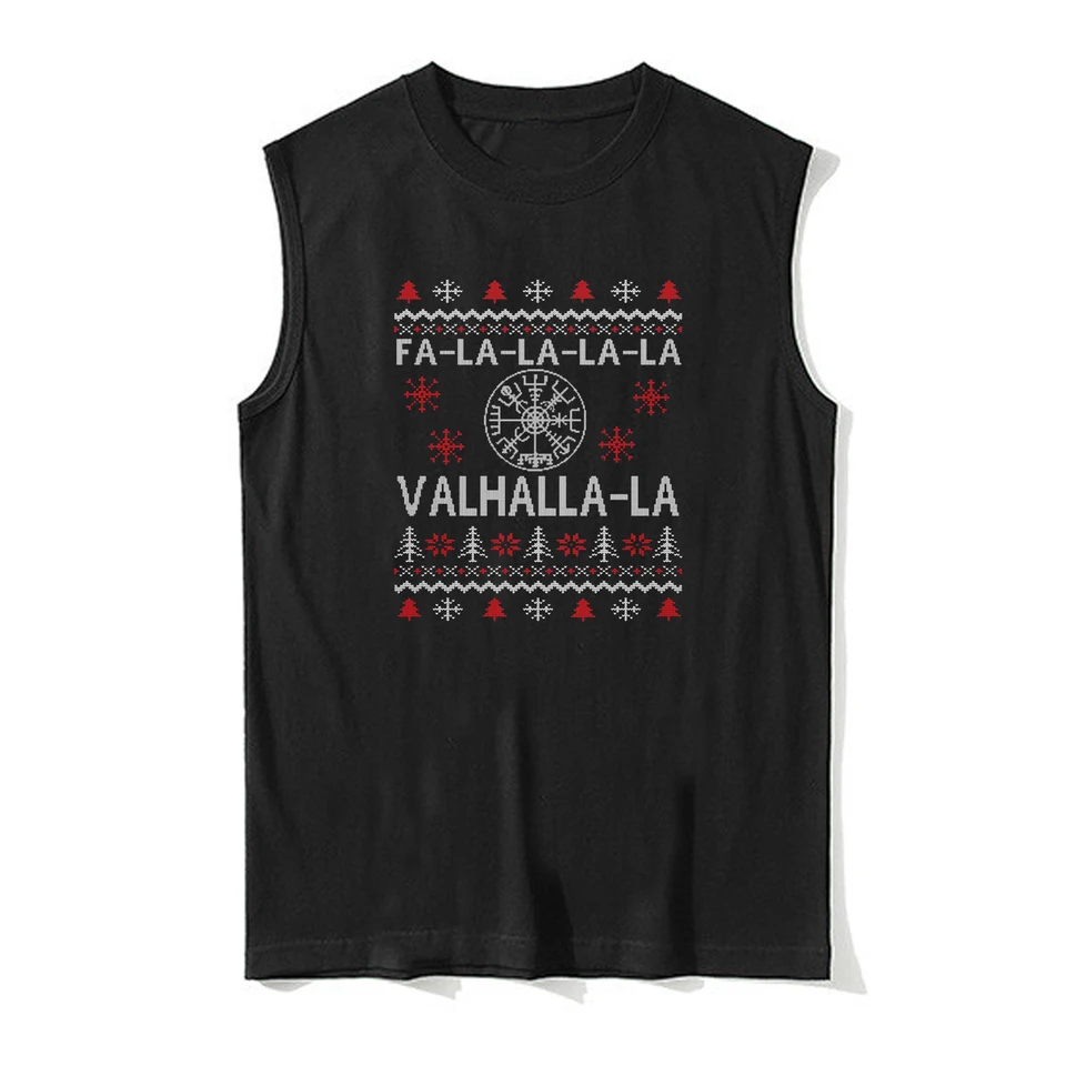 Valhalla la nórsky vegvisir rune škaredý vianočný sveter