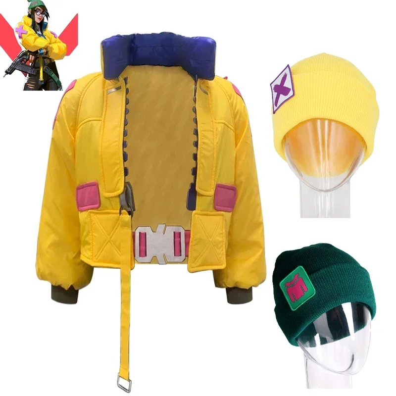 Valožník Killjoy Cosplay kostýmy plášť pre mužov pre mužov Dámske opasky Outfits Pletited Hat Halloween Carnival Streetwear Sewd1