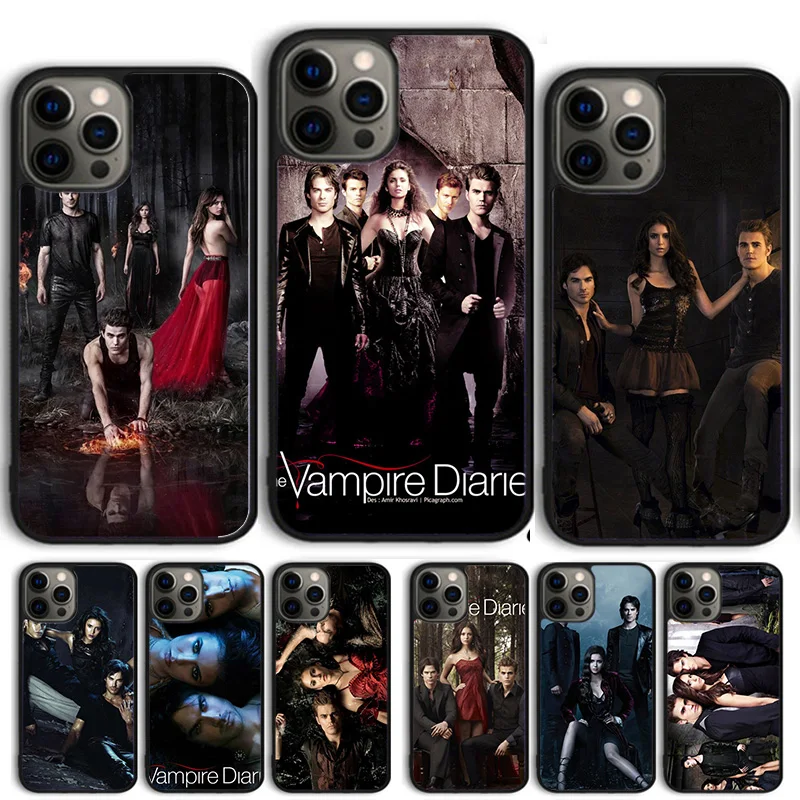 Vampire Diaries Star Palet Pase pre iPhone 14 15 16 13 12 12 Mini Max Cover pre Apple 14 15 16 11 Pro Max 8 7 Plus SE2020