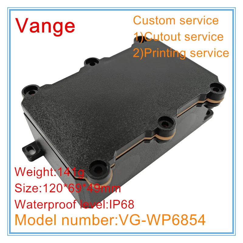 Vange PCB Junction Box 120*69*49 mm IP68 Vodotesný PLAP PLASTNÝ Projekt Box