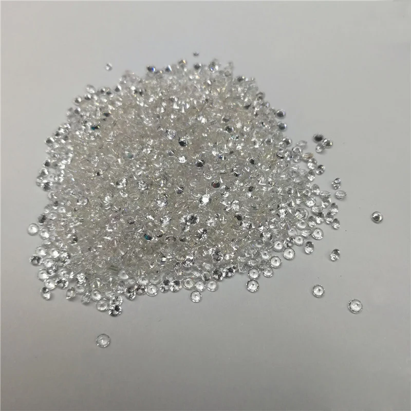Vantj 100% prírodný diamant voľný drahokam 5 mm-5ks fg Si dobrý rez pre jemné šperky veľkoobchod