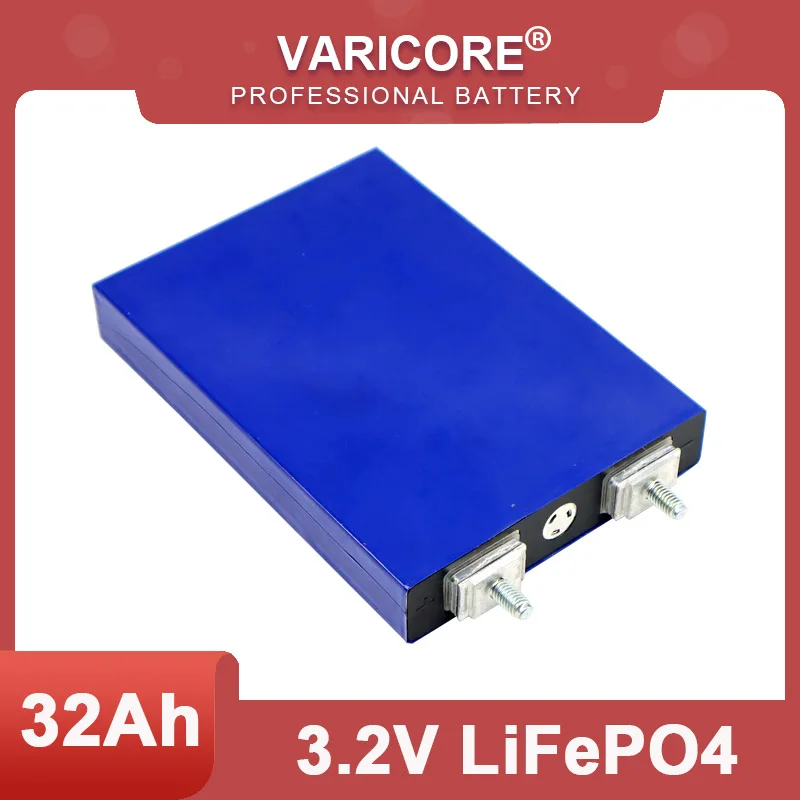 Varicore 3,2V 32AH batérie LifEPO4 fosforečnan 32000 mAh pre 4S 12V 24 V Motocyklové motocykle Motor Motor Modifikácia