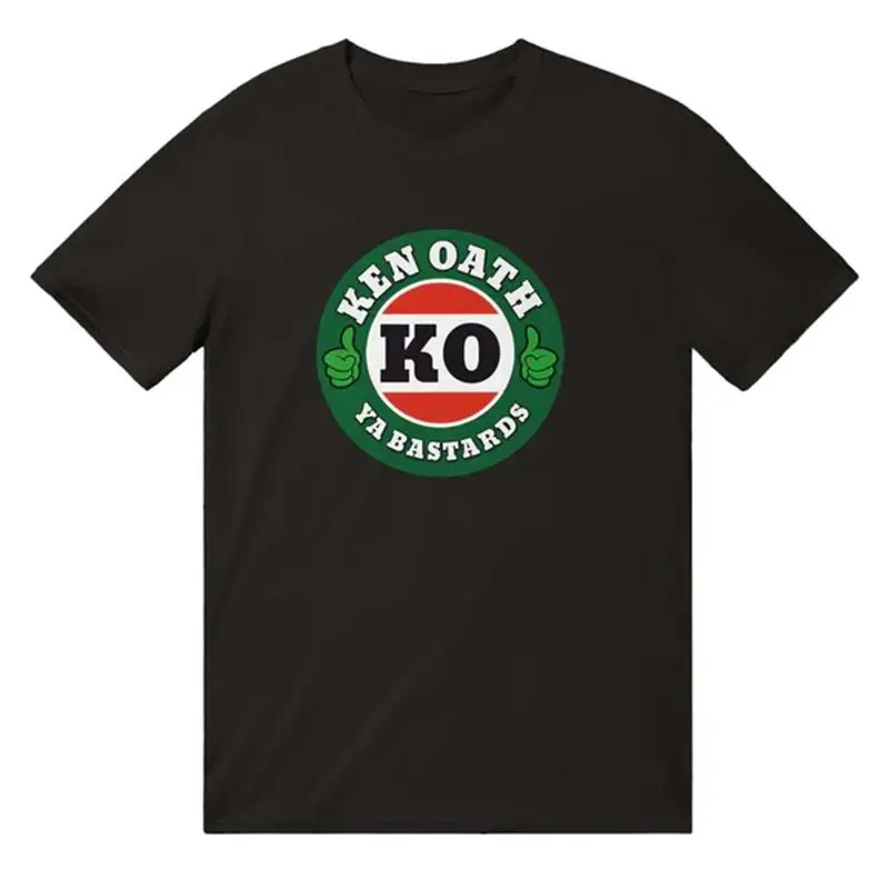 VB Ken Oath Ya Bastards Tričko Vinobranie odevy Harajuku Streetwear O-Neck Vestrabilné 100% bavlnené neformálne zábavné rukávy