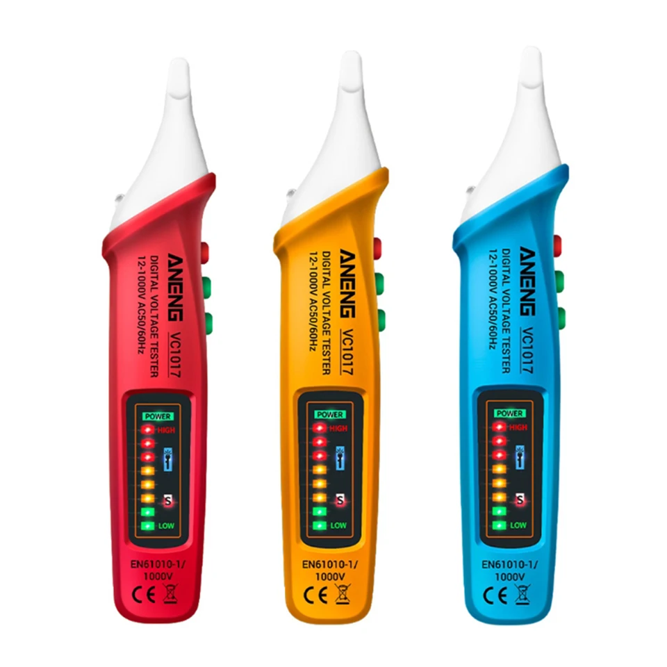 VC1017 AC Multimeter PEN 12-1000V NCV NE-Kontakt automatického voltmeterového inteligentného snímača Tester detektor detektora