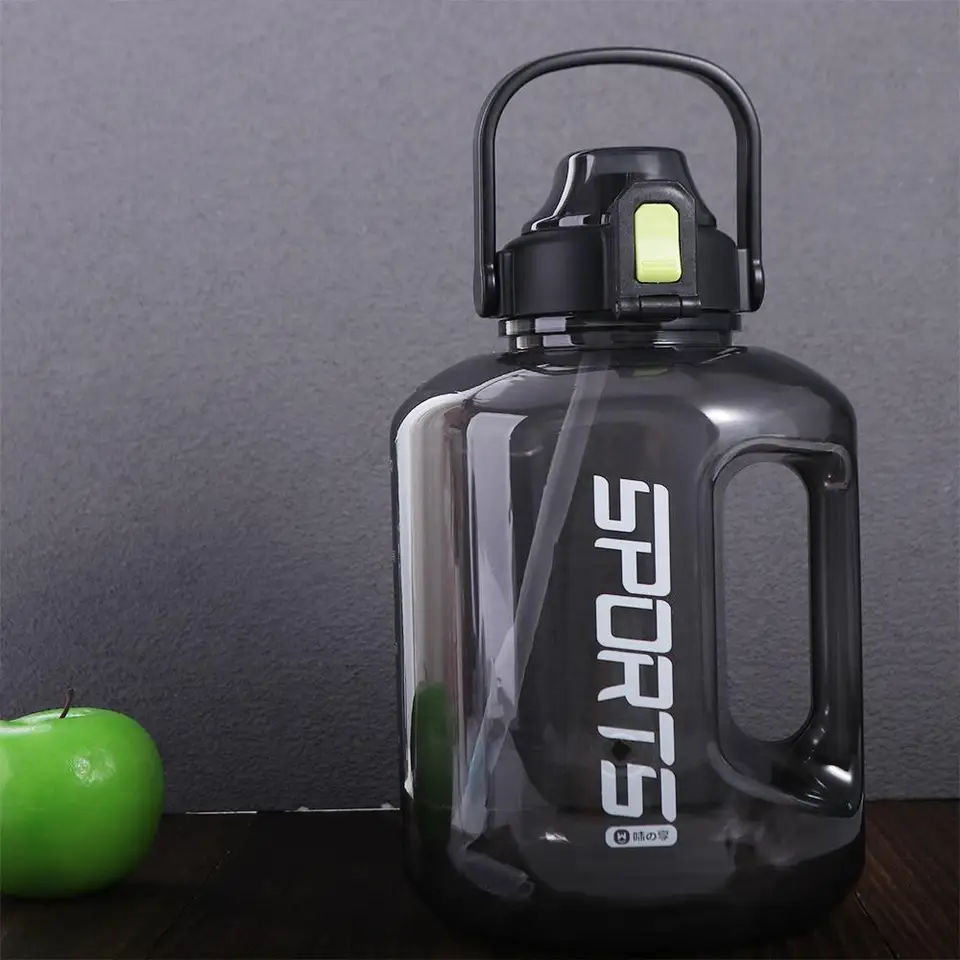 Vedecké pitie 1,8 l/3L športovej fľaše s vodou Veľká kapacita Slaw Gym Cycling Cup Cup Time Scale Rukovod Trave