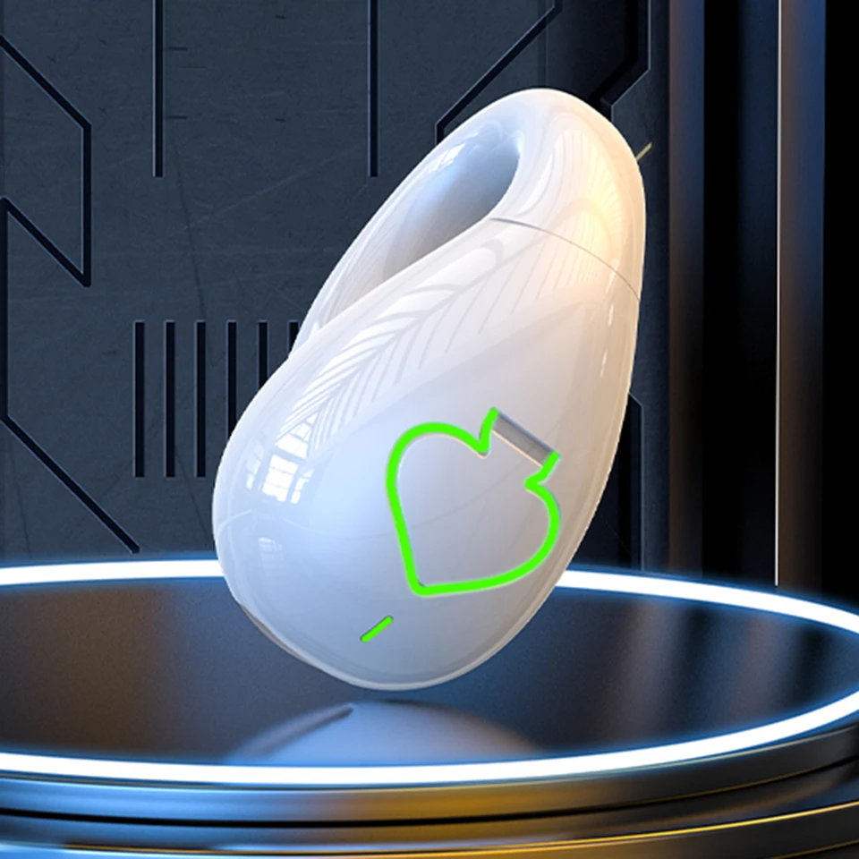 Vedenie kostí Single Ear Clip Serfones Hifi Stereo Ipx5 nepremokavý Bluetooth kompatibilný 5.3 Sport Gamer Headset