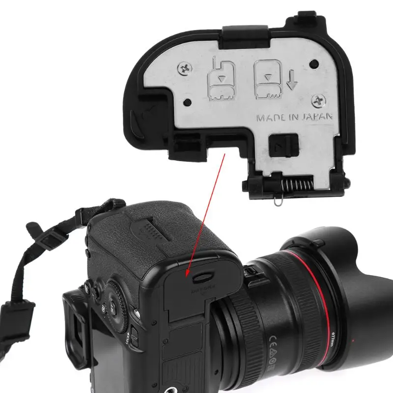 Vekový kryt na kryt veka batérie pre veko výmeny dielov pre digitálny fotoaparát Canon EOS 7D NOVINKA