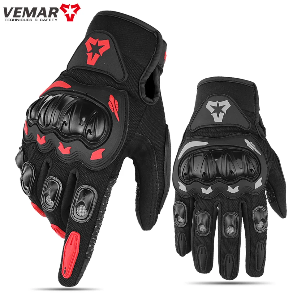 Vemar nové motocyklové rukavice Ženy Meni letné priedušné dotykové opotrebenie motocykla jazdiaca Luvas Moto Cycling Guantes