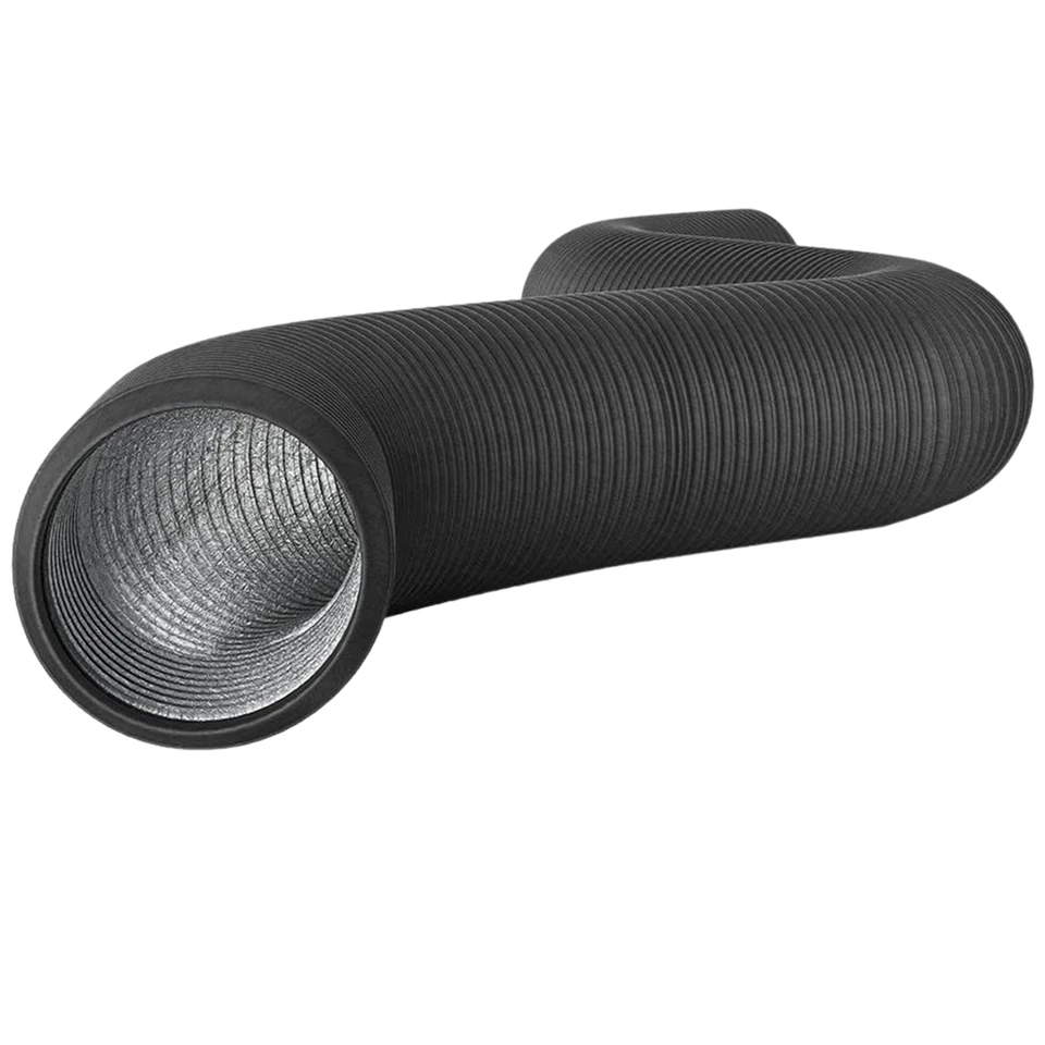 Venterová hadica na sušičku-4/6 palcov DUCTing Vent Hadic Kuchyňa Flexibilný výfukový inline ventilátor Ventilačné hadice vetranie vzduchu