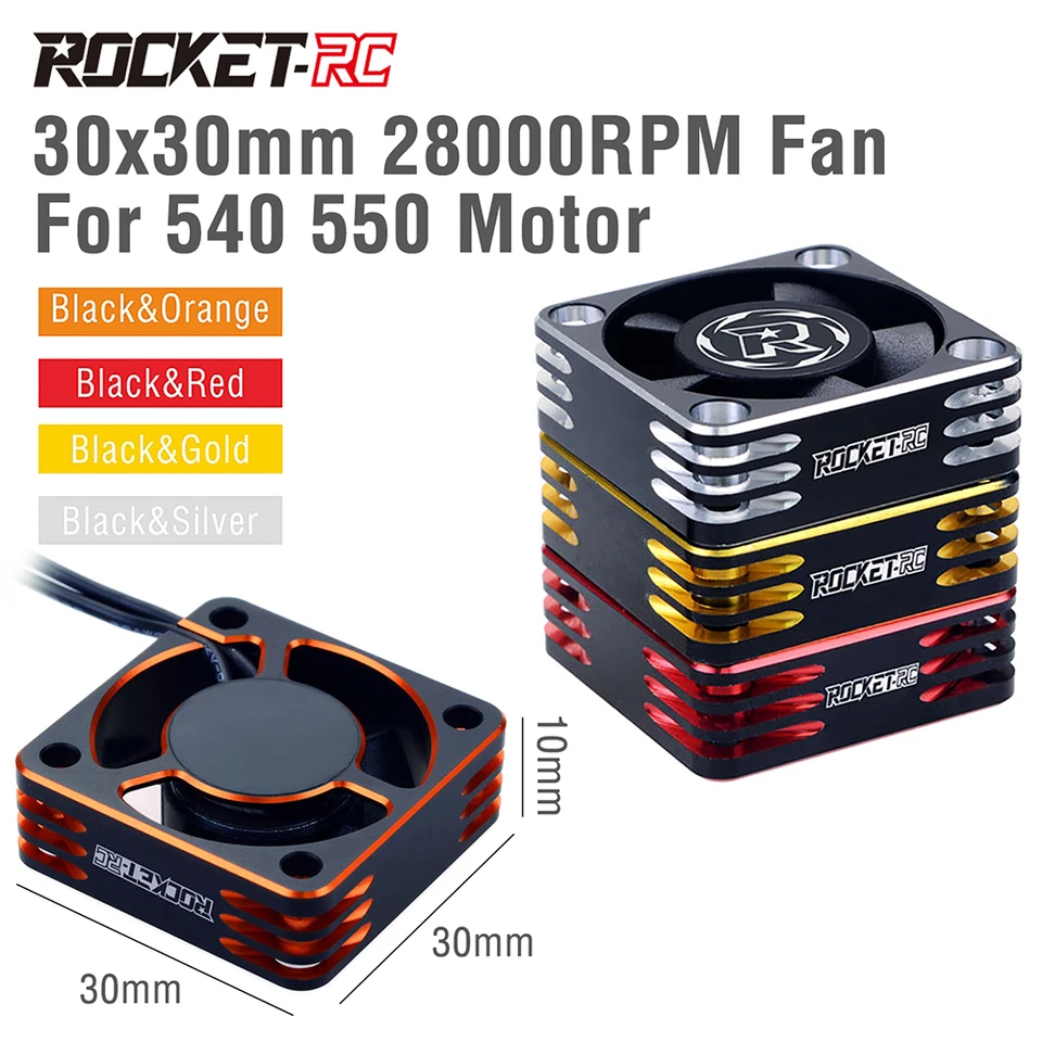 Ventilátor chladiaceho motora Rocket Metal 28000 ot./min