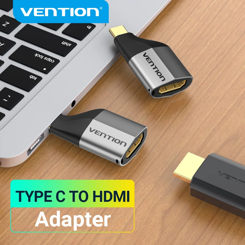 Vention USB C až HDMI 2.0 Adaptér USB Typ C HDMI kábel 4K Prevodník pre MacBook Samsung S10/S9 Huawei P40 Xiaomi Typ C až DP