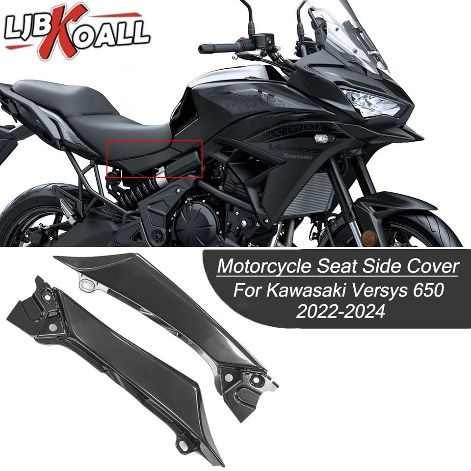 VERSYS 650 Motocyklové sedadlo Sedadla Sedadla Sedadla Bočného panela Ochrana rámu pre ochranu Kawasaki Versys650 2022 2023 2024 Príslušenstvo