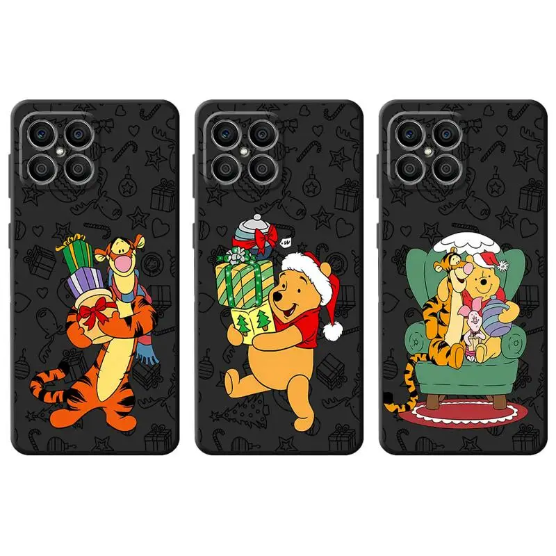 Veselé Christma Winnie Tigger Telefon Case pre Huawei Honor X8A X7 X8 X6 90 Pro P20 P20 Lite Funda Coque Celulare CeLular Chráni