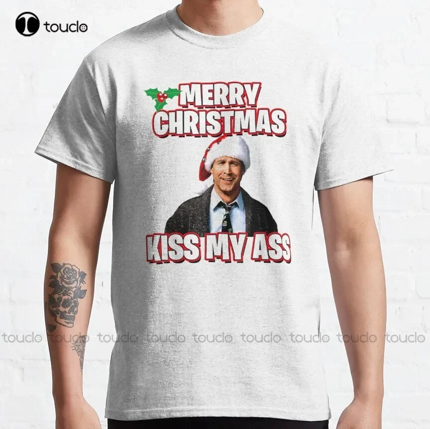 Veselé Vianoce Kiss My Ass National Lampoons Vianočná dovolenka InpropriateClassic Tričko XS-5XL