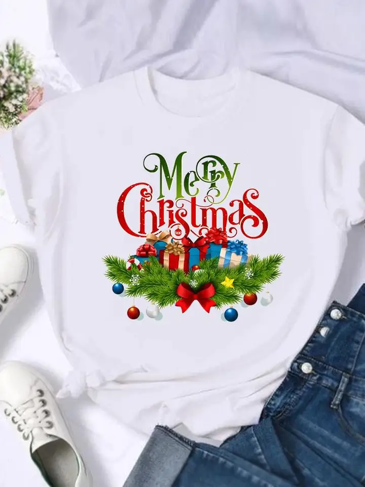 Veselé vianočné módy 2025Shirt Tlač