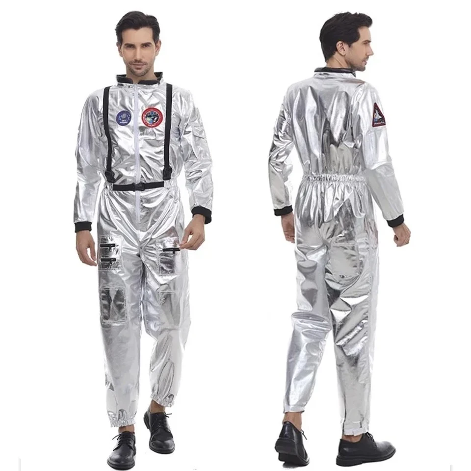 Vesmírne obleky pre dospelých, kostýmy skupiny Party Cosplay astronaut, jednodielne kostýmy na oslavu pobavenia zábavného parku