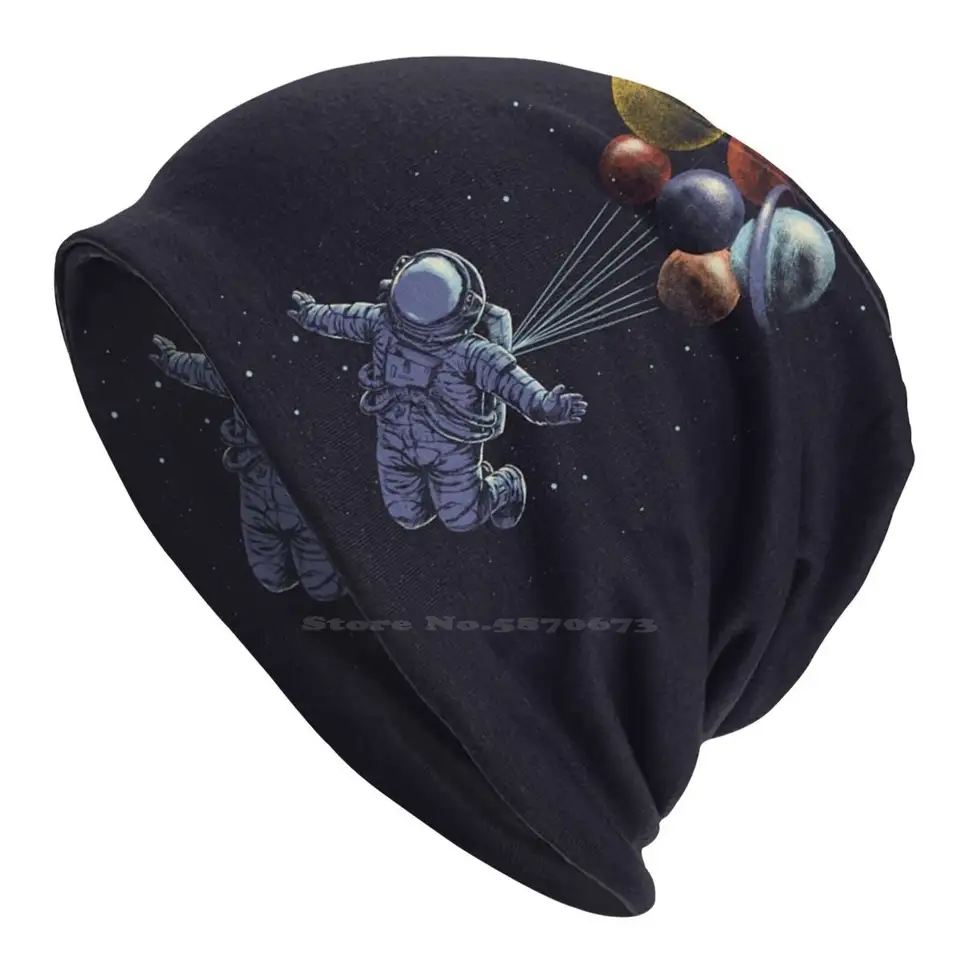 Vesmírny pletený klobúk teplé čiapky vonkajšie čiapky Astronómia vesmírny priestor Slnečný systém Galaxy obloha farebný mesačný sci fi veda