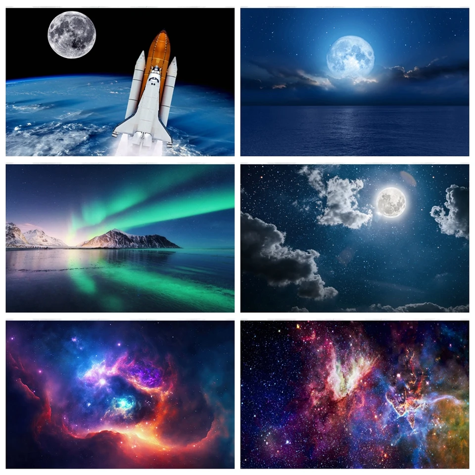 Vesmírny priestor Zeme povrchové hviezdy Slnečná sústava Arctic Aurora Krajina dekografia Fotografie Štúdio pozadie fotografií Photo rekvizity