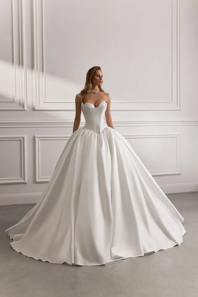 Vestido de Noiva Minimalista saténové svadobné šaty Vestidos Novia Princesas Con Corset Blanco na mieru Abito da sposa rúž Mariee