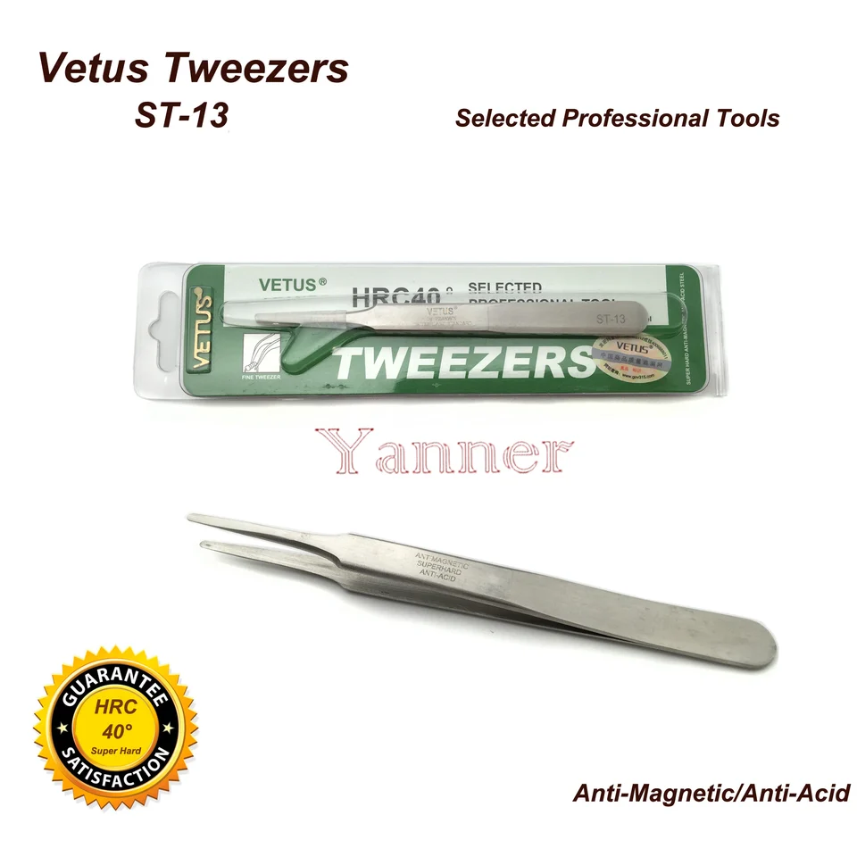 VETUS TWEEzer ST-13 Fine Broard TIP Vysoko kvalitná nehrdzavejúca oceľ