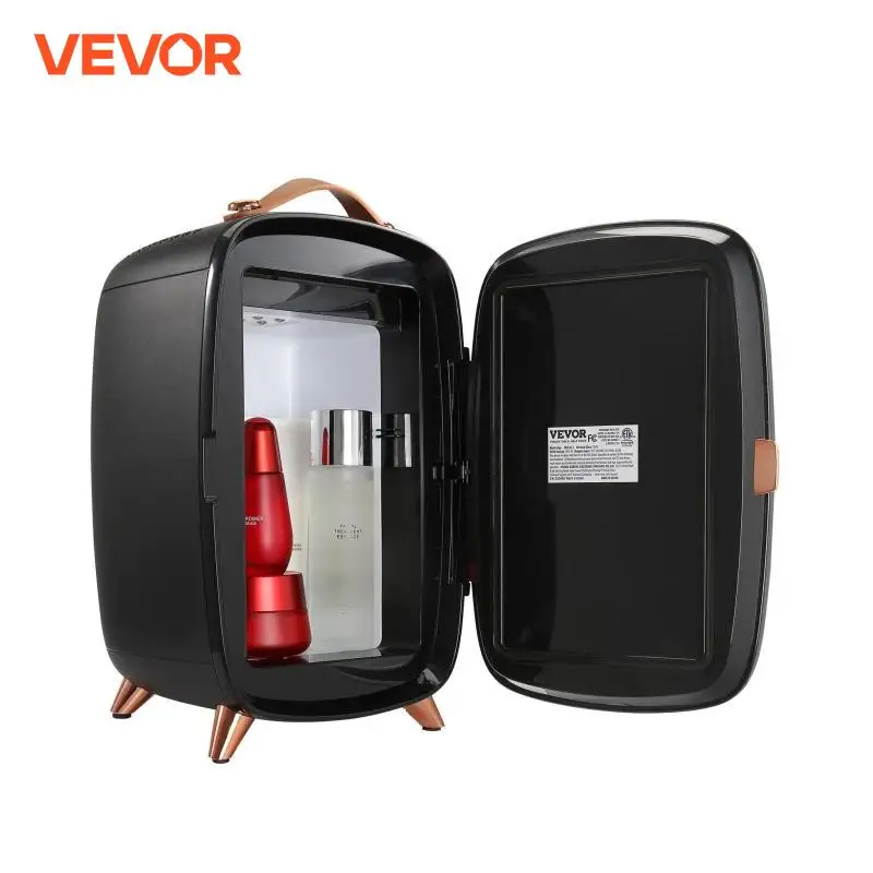 Vevor 6L Mini Cosmetics chladnička s jedným dverám Elektrické chladenie udržiavajte chladiacu masku nápoj pre domáce internáty používanie automobilu