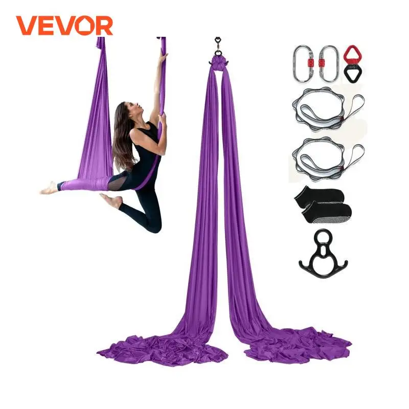 Vevor 8.7/11 yardov Aerial Yoga Hammock & Swing Yoga Starter Kit