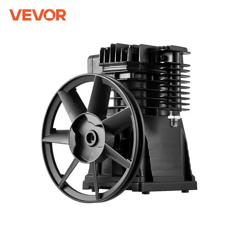 VEVOR AIR COMPESOR ČERPADLA Hlava 3HP 5,8CFM 90PSI Twin Valcový olej mazaný vzduchový kompresor Piestový kompresor