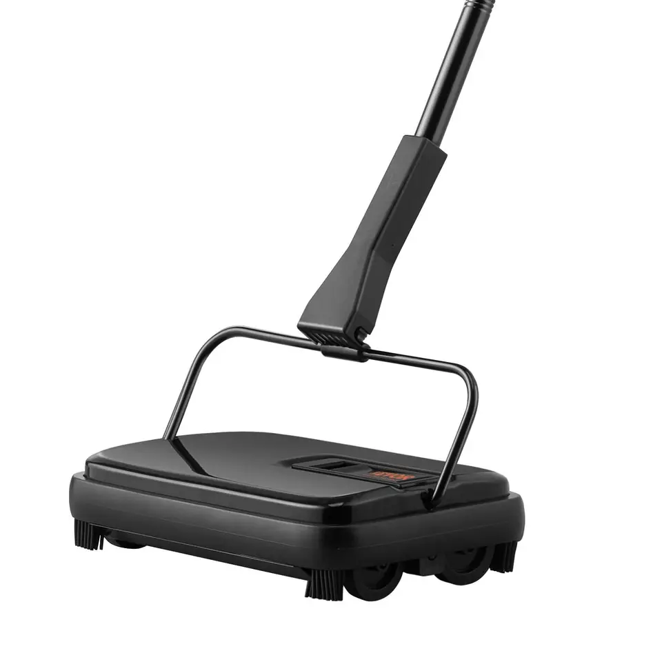 Vevor Carpet Sweeper, 7,87 v zametacích cestách, podlahový zametací manuál nelektrický, 300 ml kapacity na zadok s hrebeňom pre domov Offi