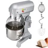 Vevor elektrické cesto 10/15/20/30 l z nehrdzavejúcej ocele Komerčný krém na vajíčko Shisk Mixer Processor kuchynský stojan mixér