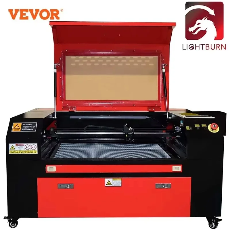 Vevor Laser Engraver 80W laserový gravírovací stroj 700*500 mm ruida doska kompatibilná s laserovým rezačkou a rytcom Light Burn 80W