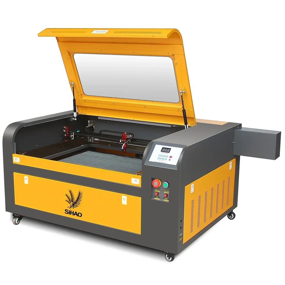 Vevor laserový gravírovací stroj laserový rytec CO2 50W 60W 80W 100W pre akrylovú tkaninu drevené umelecké diela drevené náradie