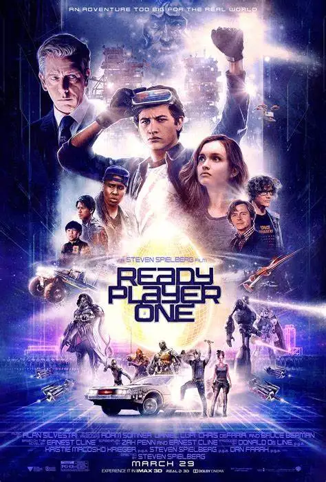 Veľa štýlu Vyberte ho Ready Player One Film, Art Print Silk Plagát, Domáca stena dekor