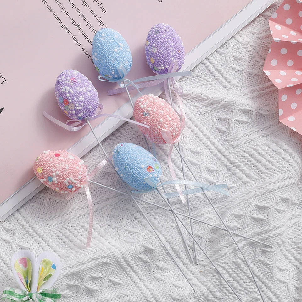 Veľkonočná dekorácia penové vajece strom strom Bunny Bunny stolové ozdoby DIY maľovanie vajec Vajce Happy Easter Spring Party Dodávky pre deti darček