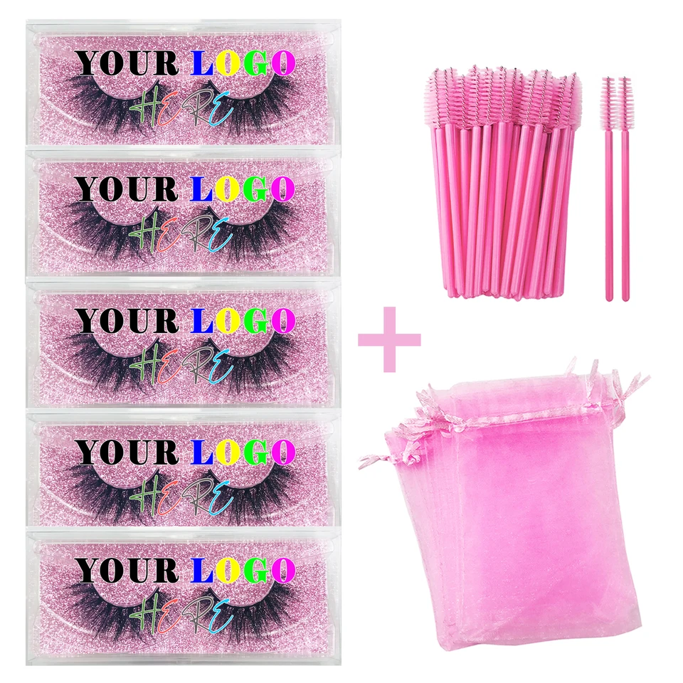 Veľkoobchod 3D Mink Rikaly Logo Balíček Prázdne riasy krabičky Plastové posuvné číre na mieru Lash Box v hromadnom make -upu
