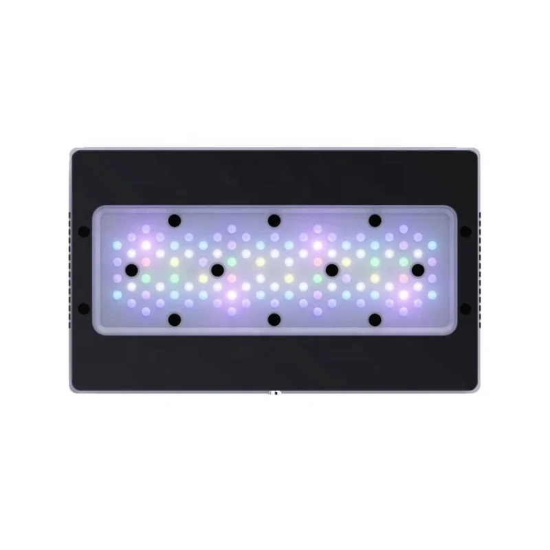 Veľkoobchod A8 Smart WiFi App Programovateľný 215W Full Spectrum Marine LED Aquarium Reef Lighting pre slanú vodu Fish Tank