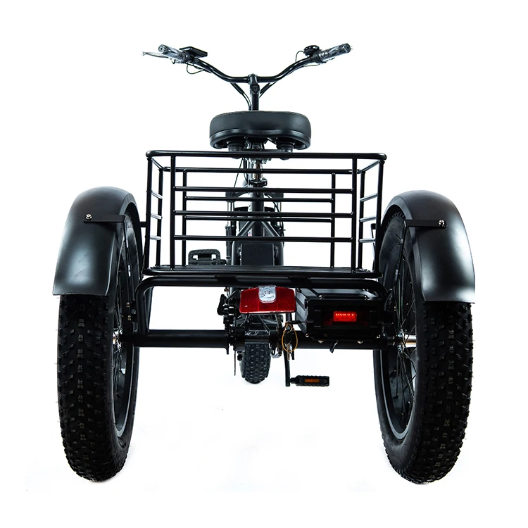 Veľkoobchod dospelých 750 W/500 W 3 koliesový automobil Náklad Elektrický čínsky čínsky elektrický trojkolesový tukový pneumatikový elektrický trojkoles