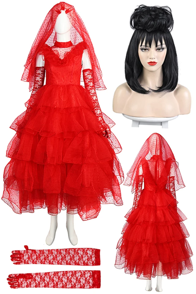 Veľkoobchod Lydia cosplay rola hracie parochne šaty 1990 Horor film šťavy kostým ženy roleplay fantazia outfits ženská fantázia