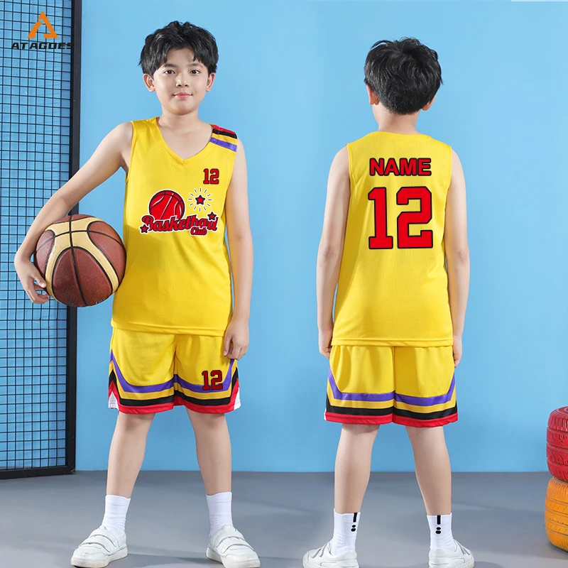 Veľkoobchod so 100% polyesterovou sieťovkou prázdny basketbalový dresy pletivo atletické basketbalové košele Plain School Team Uniformy JLS-227