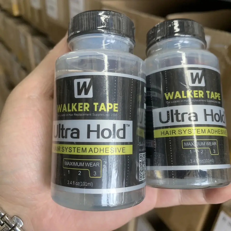 Veľkoobchod Ultra Hold Walker Tape Tape Lace Wig Glue 101 ml držanie Lace Lace Wig lepidlo vodotesná pre vlasy