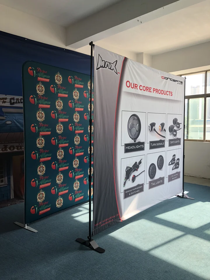 Veľkoobchod ZADARMO SPRÁVA SVOJA SPRÁVA 8X8FT STEP A OPAKOVANÝ BANNER STAND BANNER TLAČ TLAČ